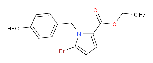 ethyl 5-bromo-1-(4-methylbenzyl)-1H-pyrrole-2-carboxylate