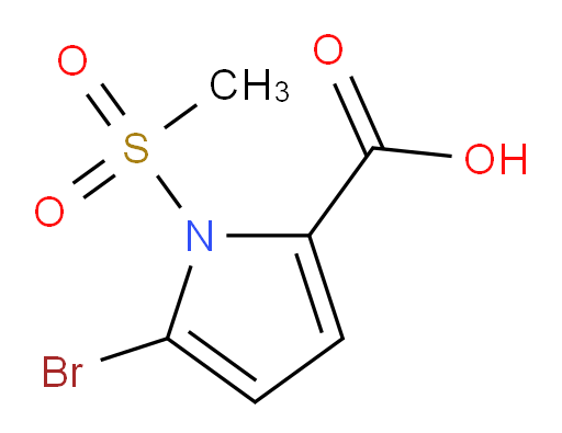 5-bromo-1-(methylsulfonyl)-1H-pyrrole-2-carboxylic acid