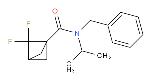 2,2-Difluoro-N-(1-methylethyl)-N-(benzyl)-bicyclo[1.1.1]pentane-1-carboxamide