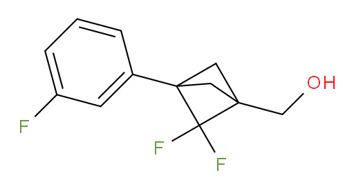 2,2-Difluoro-3-(3-fluorophenyl)bicyclo[1.1.1]pentane-1-methanol
