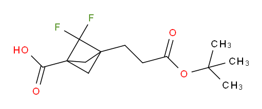 1-(tert-Butyl) 3-carboxy-2,2-difluorobicyclo[1.1.1]pentane-1-propanoate