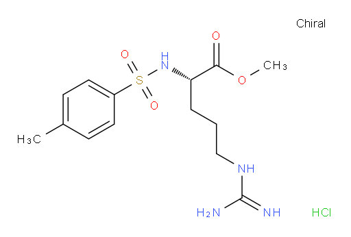 L-Arginine, N2-[(4-methylphenyl)sulfonyl]-, methyl ester, hydrochloride (1:1) (ACI)