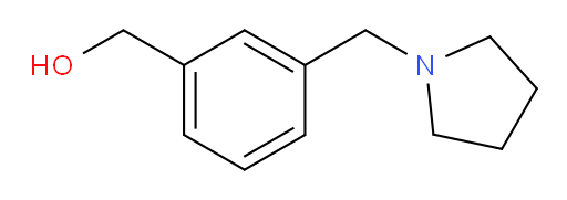 3-(1-Pyrrolidinylmethyl)benzenemethanol (ACI)