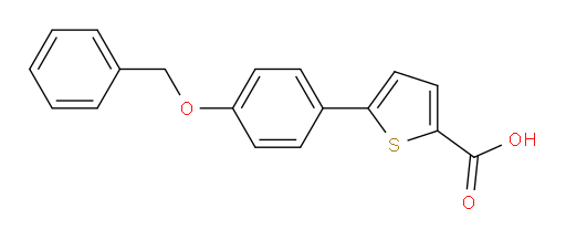 5-[4-(Phenylmethoxy)phenyl]-2-thiophenecarboxylic acid (ACI)
