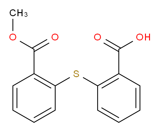 1-Methyl 2-[(2-carboxyphenyl)thio]benzoate (ACI)