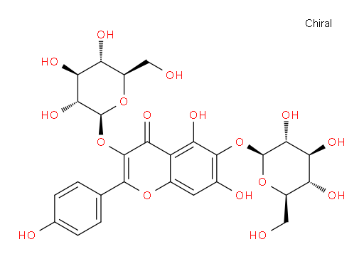 6-Hydroxykaempferol 3,6-diglucoside