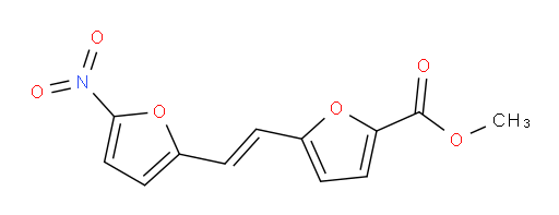 Methyl 5-[2-(5-nitro-2-furanyl)ethenyl]-2-furancarboxylate (ACI)