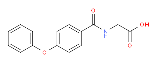 N-(4-Phenoxybenzoyl)glycine (ACI)