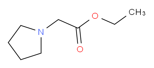 1-Pyrrolidineacetic acid, ethyl ester (7CI, 8CI, 9CI, ACI)