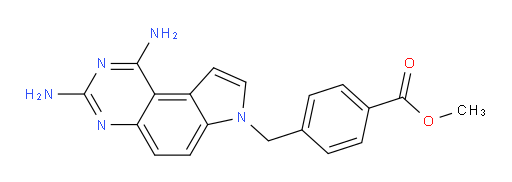 Benzoic acid, 4-[(1,3-diamino-7H-pyrrolo[3,2-f]quinazolin-7-yl)methyl]-, methyl ester (9CI, ACI)