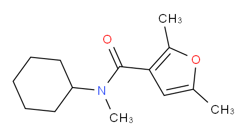 N-Cyclohexyl-N,2,5-trimethyl-3-furancarboxamide (ACI)