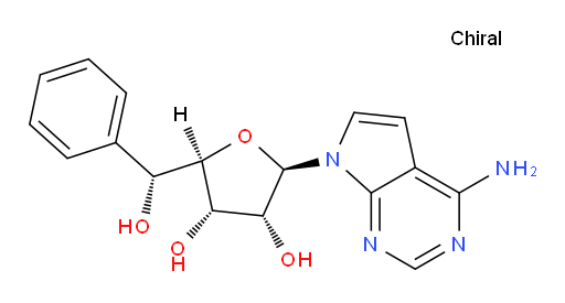 7-[(5R)-5-C-Phenyl-β-D-ribofuranosyl]-7H-pyrrolo[2,3-d]pyrimidin-4-amine (ACI)