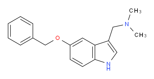 N,N-Dimethyl-5-(phenylmethoxy)-1H-indole-3-methanamine (ACI)
