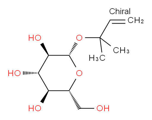 1,1-Dimethyl-2-propen-1-yl β-D-glucopyranoside (ACI)