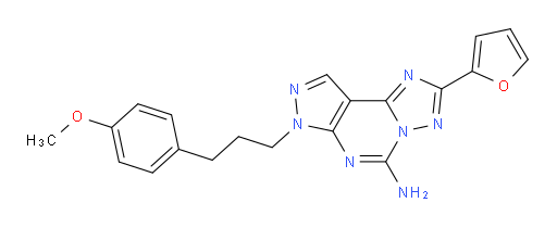 2-(2-Furanyl)-7-[3-(4-methoxyphenyl)propyl]-7H-pyrazolo[4,3-e][1,2,4]triazolo[1,5-c]pyrimidin-5-amine (ACI)