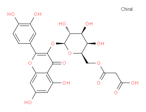 Quercetin 3-O-(6-O-malonyl-β-D-galactoside)