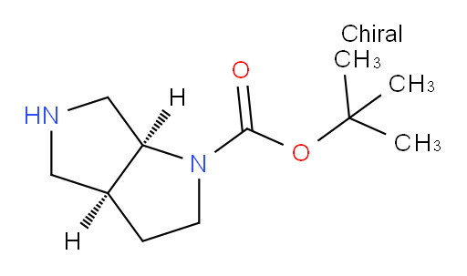 rel-1,1-Dimethylethyl (3aR,6aR)-hexahydropyrrolo[3,4-b]pyrrole-1(2H)-carboxylate (ACI)