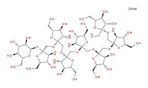 O-β-D-Fructofuranosyl-(2→1)-O-β-D-fructofuranosyl-(2→1)-O-β-D-fructofuranosyl-(2→1)-O-β-D-fructofuranosyl-(2→1)-O-β-D-fructofuranosyl-(2→1)-O-β-D-fructofuranosyl-(2→1)-β-D-fructofuranosyl α-D-glucopyranoside (ACI)