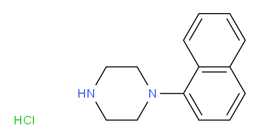 Piperazine, 1-(1-naphthalenyl)-, hydrochloride (1:1) (ACI)