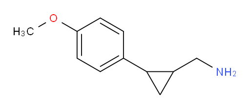 [2-(4-methoxyphenyl)cyclopropyl]methanamine