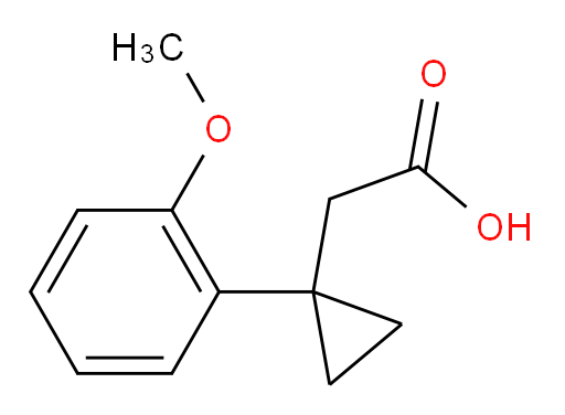 2-[1-(2-methoxyphenyl)cyclopropyl]acetic acid