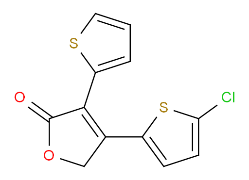 4-(5-chlorothiophen-2-yl)-3-(thiophen-2-yl)-2,5-dihydrofuran-2-one