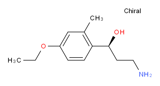 (1S)-3-amino-1-(4-ethoxy-2-methylphenyl)propan-1-ol