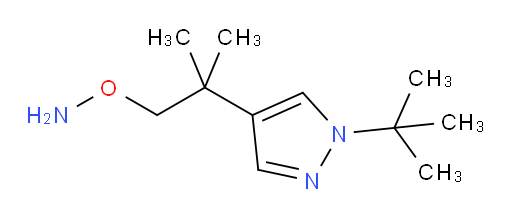 O-[2-(1-tert-butyl-1H-pyrazol-4-yl)-2-methylpropyl]hydroxylamine