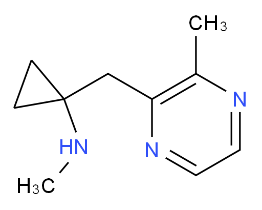 N-methyl-1-[(3-methylpyrazin-2-yl)methyl]cyclopropan-1-amine