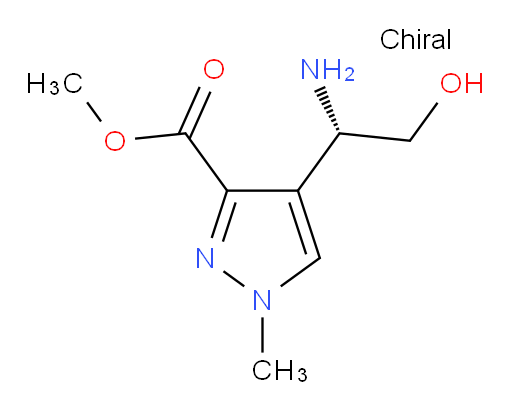 methyl 4-[(1S)-1-amino-2-hydroxyethyl]-1-methyl-1H-pyrazole-3-carboxylate