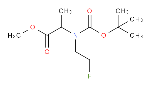 methyl 2-{[(tert-butoxy)carbonyl](2-fluoroethyl)amino}propanoate