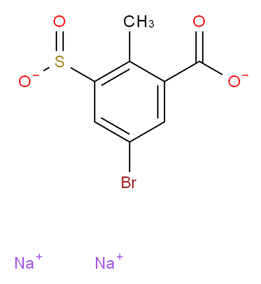 disodium 5-bromo-2-methyl-3-sulfinobenzoate