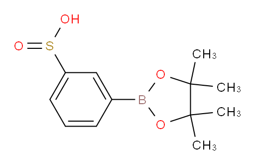 3-(tetramethyl-1,3,2-dioxaborolan-2-yl)benzene-1-sulfinic acid