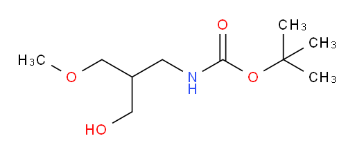 tert-butyl N-[3-hydroxy-2-(methoxymethyl)propyl]carbamate