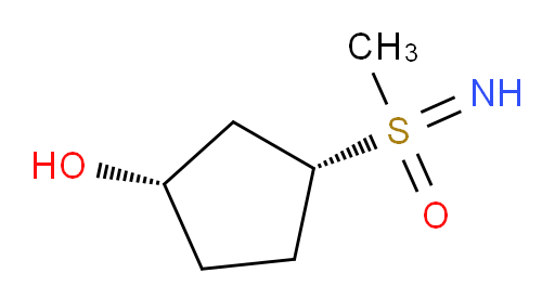 rac-[(1R,3S)-3-hydroxycyclopentyl](imino)methyl-lambda6-sulfanone