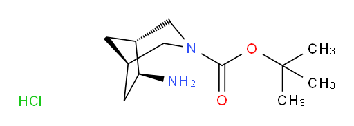 rac-tert-butyl (1R,5R,6S)-6-amino-3-azabicyclo[3.2.1]octane-3-carboxylate hydrochloride