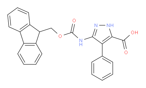 3-({[(9H-fluoren-9-yl)methoxy]carbonyl}amino)-4-phenyl-1H-pyrazole-5-carboxylic acid