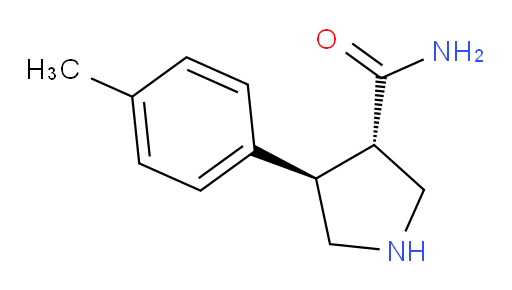 rac-(3R,4S)-4-(4-methylphenyl)pyrrolidine-3-carboxamide