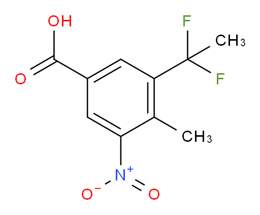 3-(1,1-difluoroethyl)-4-methyl-5-nitrobenzoic acid