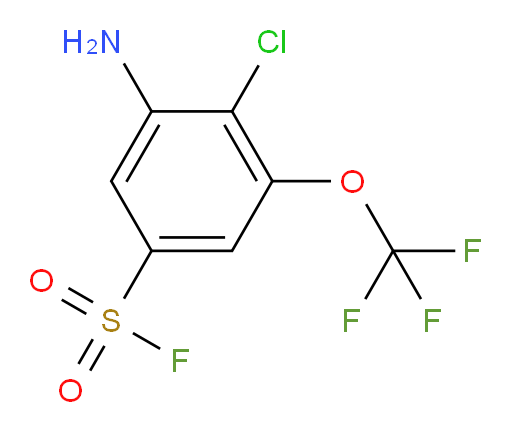 3-amino-4-chloro-5-(trifluoromethoxy)benzene-1-sulfonyl fluoride