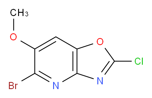 5-bromo-2-chloro-6-methoxy-[1,3]oxazolo[4,5-b]pyridine