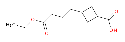 3-(4-ethoxy-4-oxobutyl)cyclobutane-1-carboxylic acid