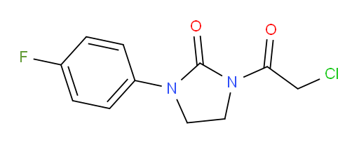 1-(2-chloroacetyl)-3-(4-fluorophenyl)imidazolidin-2-one