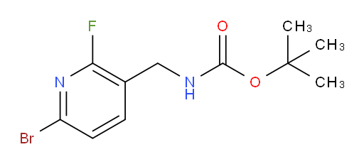tert-butyl N-[(6-bromo-2-fluoropyridin-3-yl)methyl]carbamate