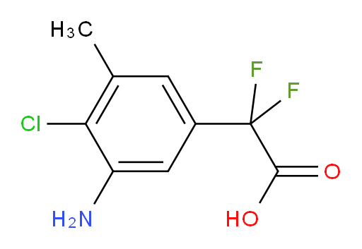 2-(3-amino-4-chloro-5-methylphenyl)-2,2-difluoroacetic acid
