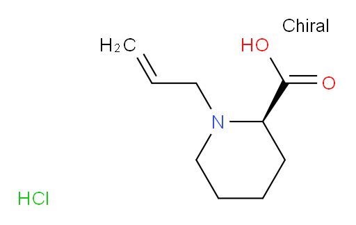 (2R)-1-(prop-2-en-1-yl)piperidine-2-carboxylic acid hydrochloride