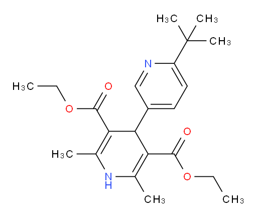3',5'-diethyl 6-tert-butyl-2',6'-dimethyl-1',4'-dihydro-[3,4'-bipyridine]-3',5'-dicarboxylate