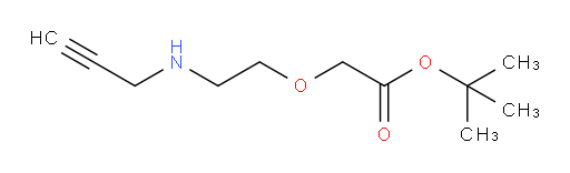 tert-butyl 2-{2-[(prop-2-yn-1-yl)amino]ethoxy}acetate