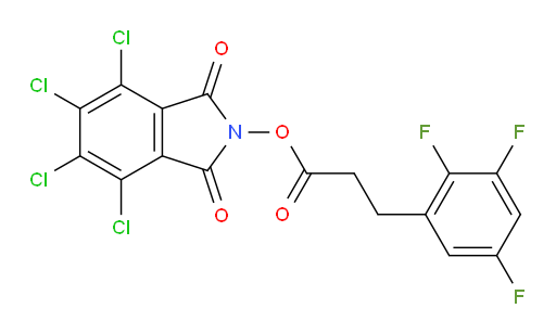 4,5,6,7-tetrachloro-1,3-dioxo-2,3-dihydro-1H-isoindol-2-yl 3-(2,3,5-trifluorophenyl)propanoate