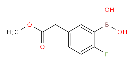 [2-fluoro-5-(2-methoxy-2-oxoethyl)phenyl]boronic acid